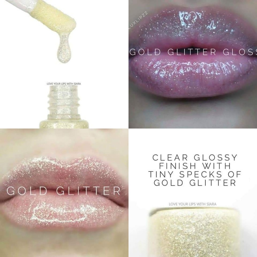 Gold Glitter Gloss